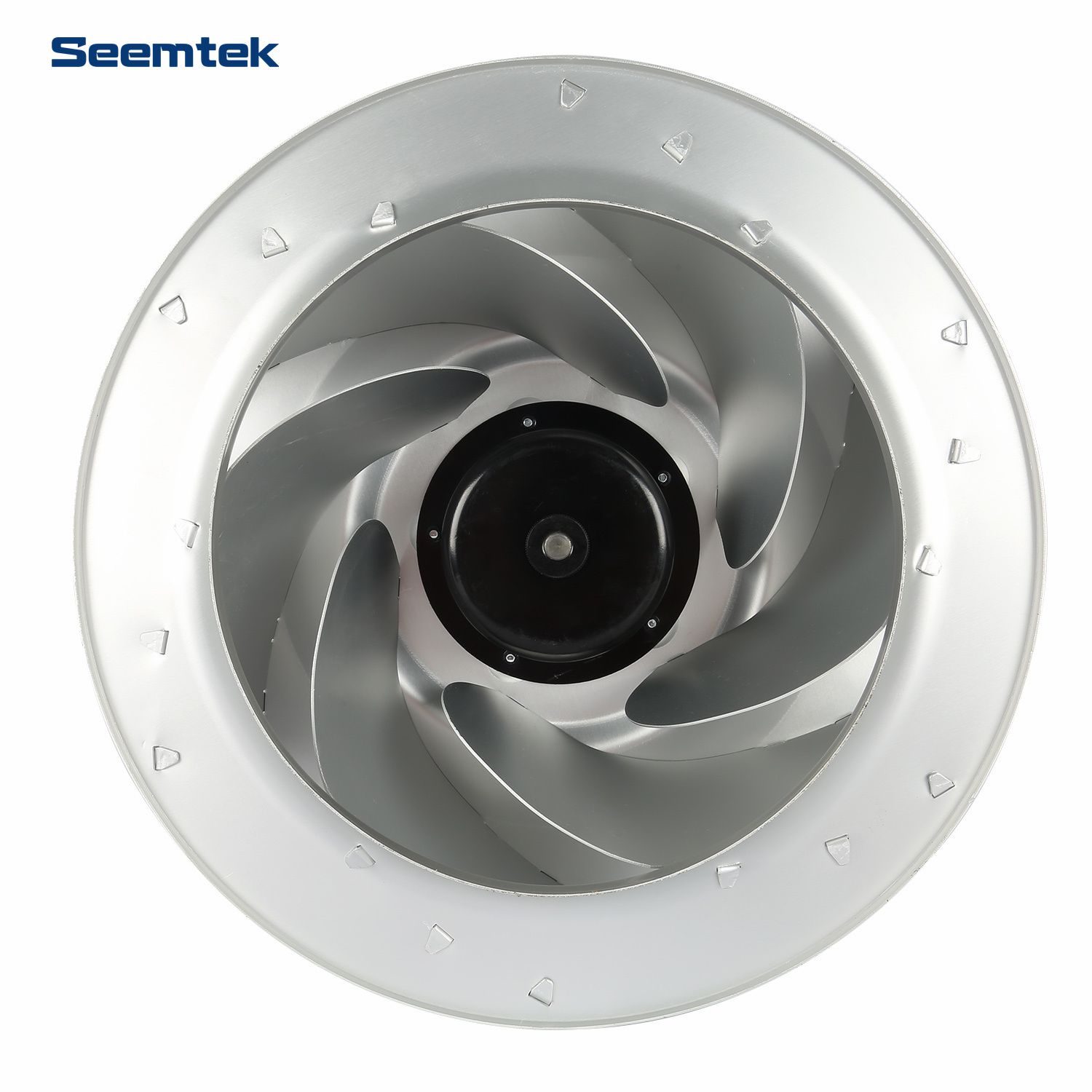 450mm High Efficiency 2400 CFM Backward Curved Centrifugal Fan 48V DC