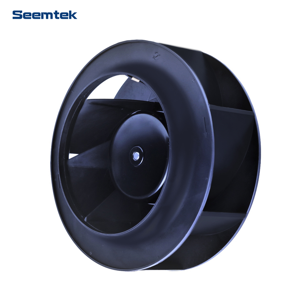 250mm High Efficiency EC Motor 230V 150W Backward Curved Centrifugal Impeller Ventilation Exhaust Fan