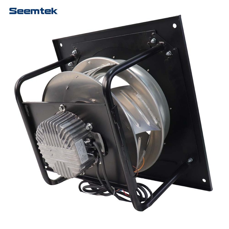 Customized High Power 500mm 380v Brushless EC Motor Backward Curved Centrifugal Fan