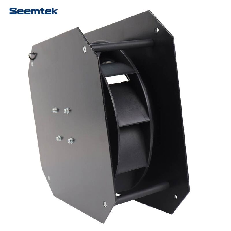 Integrated EC Motor 250mm Plastic Impeller Air Purifier Plug Fan